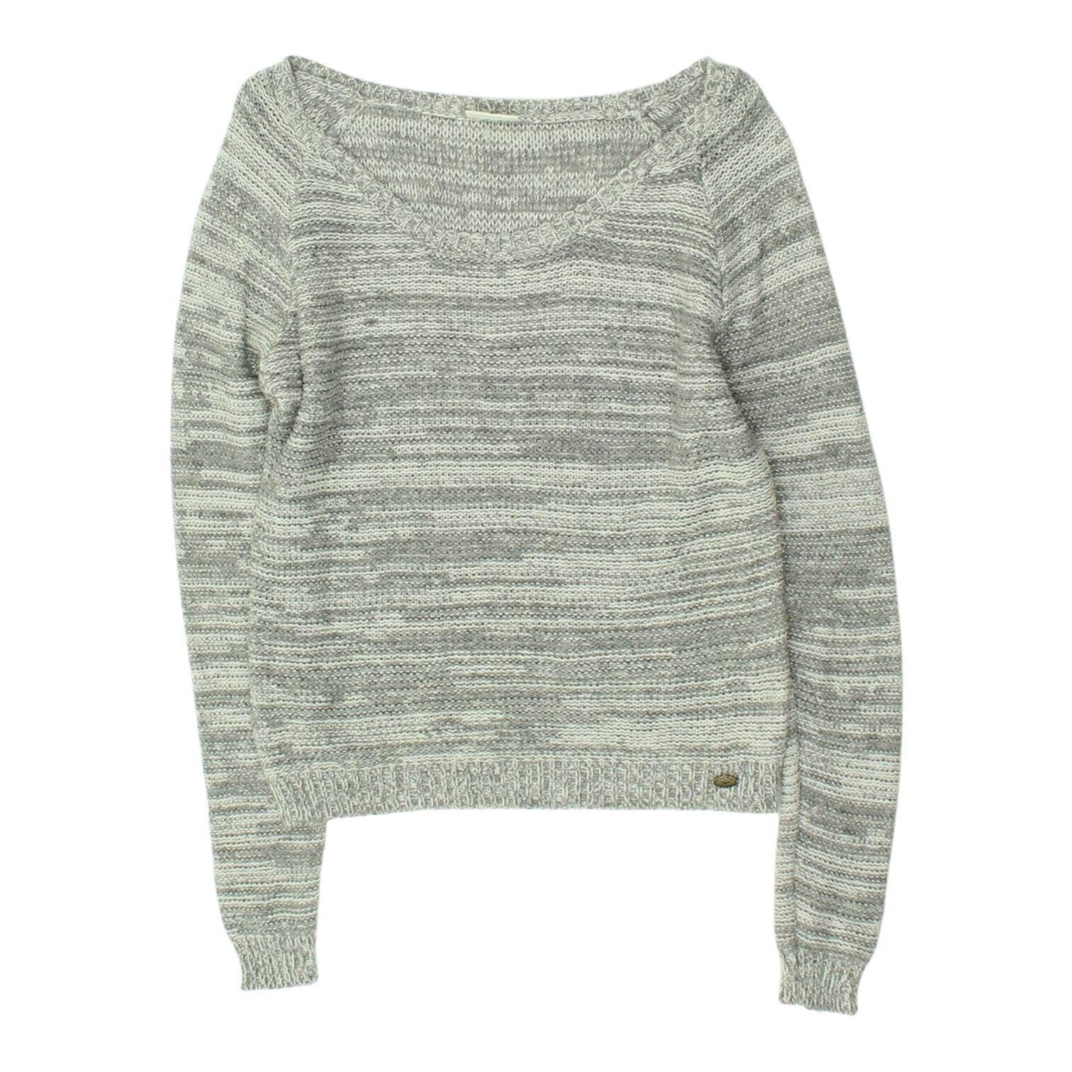 Diesel Womens Grey Wide Neck Knit Jumper Vintage High End Designer Sweater VTG Graphic Tee – Easygoing Wear · High-Quality Print