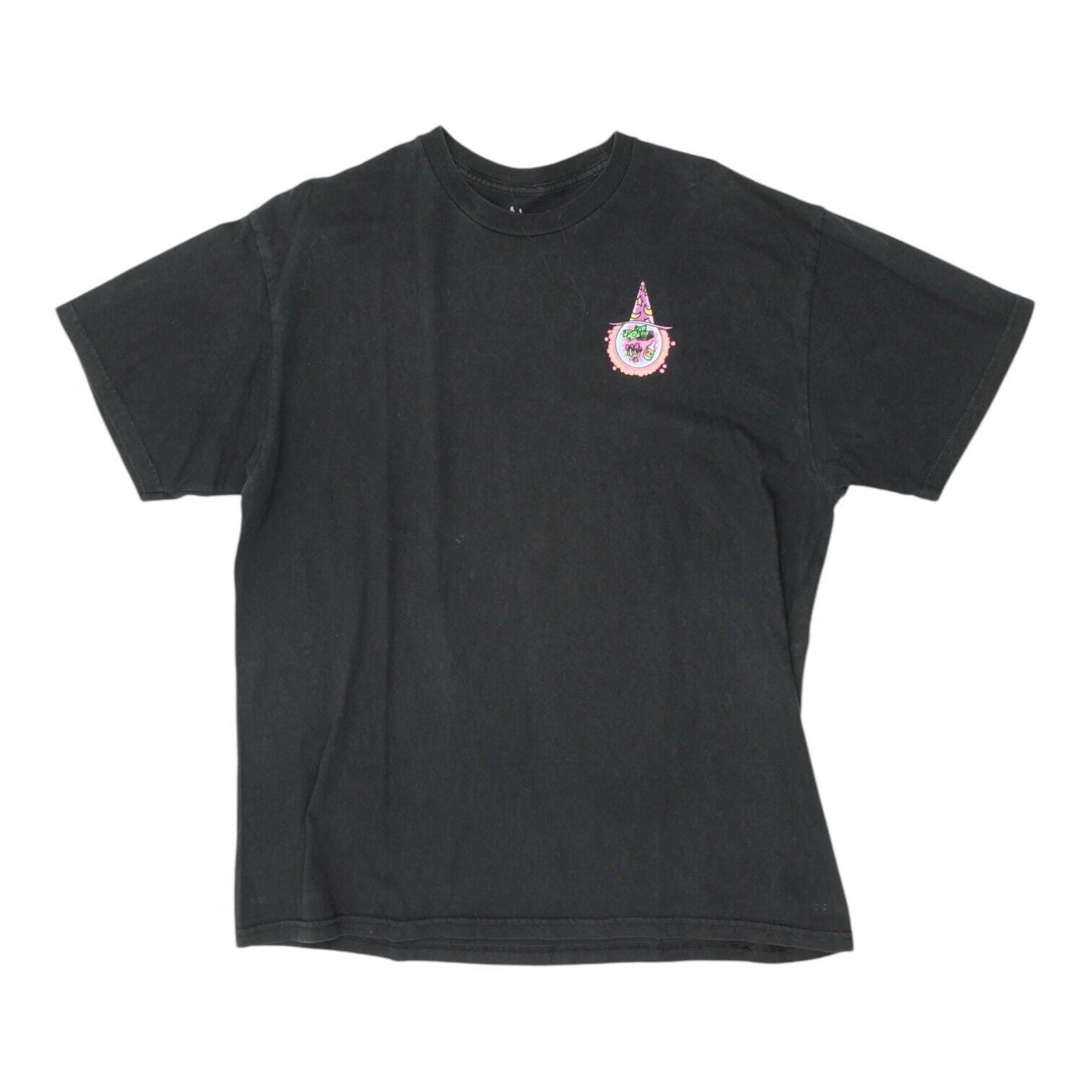 ALAB Funky Wizard Print Mens Black Tshirt Casual Streetwear Designer VTG Graphic Tee – Everyday Comfort · Top Pick For Any Outfit