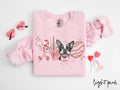 Boston Terrier Dog Valentine39s Day Sweatshirt Valentines Boston Terrier Gifts Dog Mom Crewneck Shirt Long Sleeve Sweatshirt – Aesthetic Look · Perfect For Daily Wear