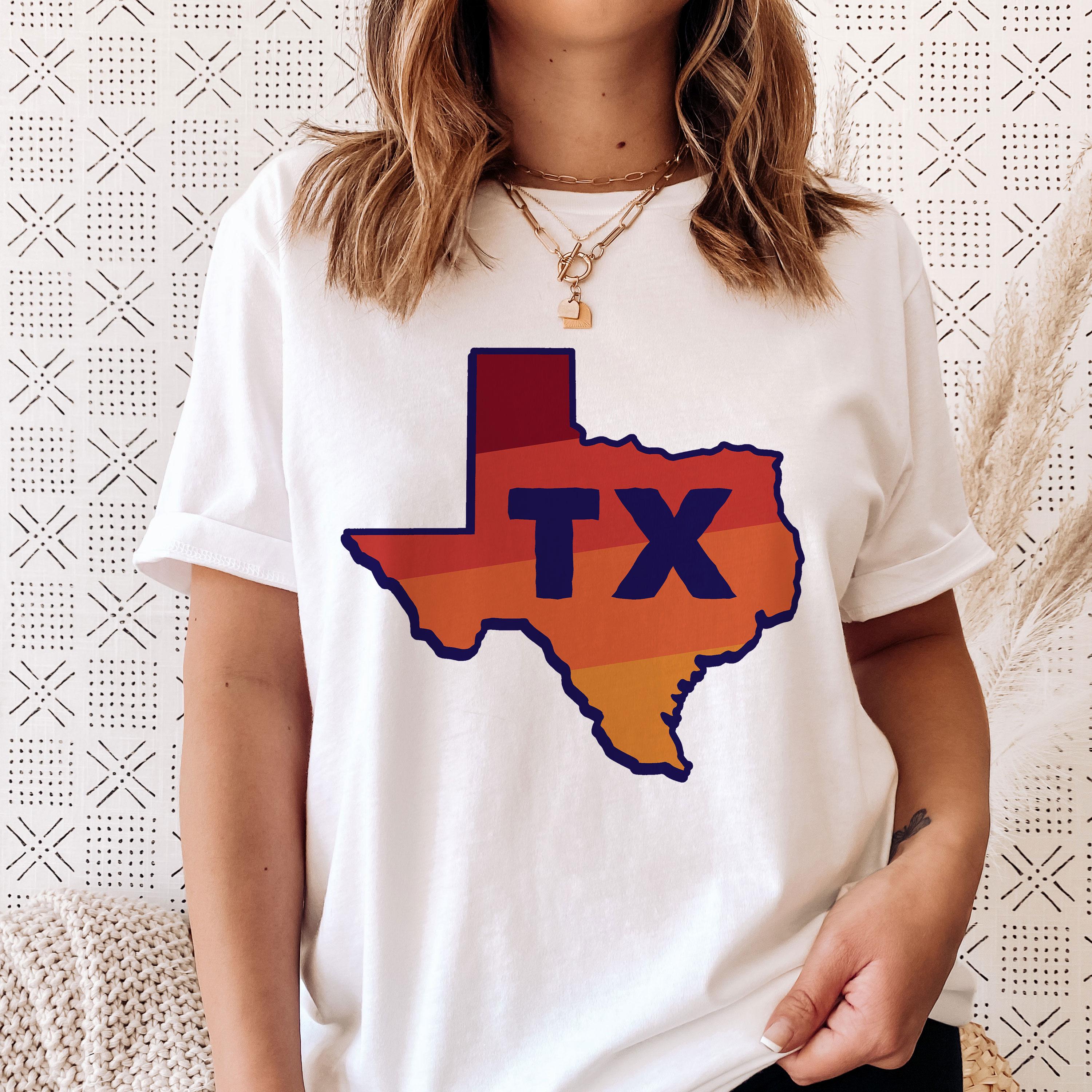 Texas TShirt Retro Adult Unisex Texas T Shirt Personalization Available Graphic Tee – Bold Style · Trending Graphic Apparel