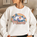 Miami Florida Sweatshirt Unisex Retro Beach Crewneck Miami Sweatshirt Personalization Available Sweatshirt – Feel-Good Design · Must-Have Style