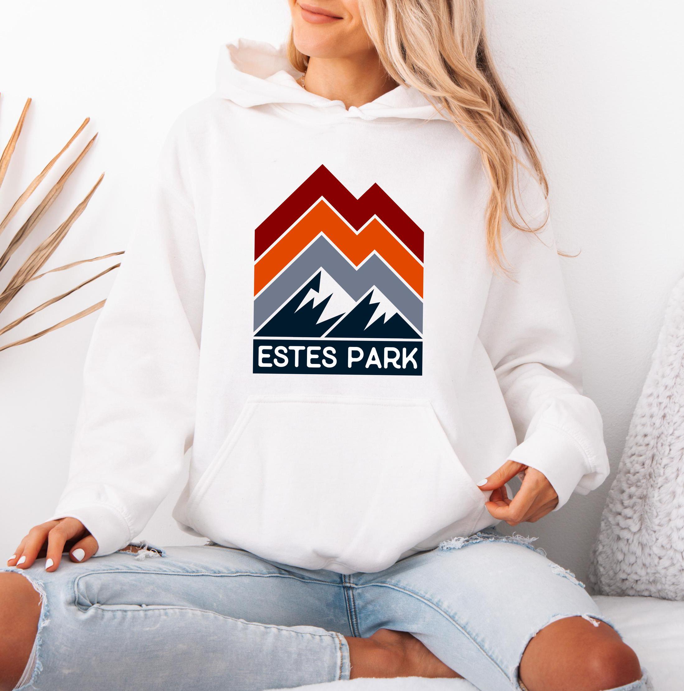 Estes Park Colorado Hoodie Retro Unisex Estes Park Hoodie Sweatshirt Personalization Available Hoodie – Bold Style · Trending Graphic Apparel