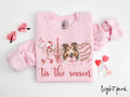 Shetland Sheepdog Dog Valentine39s Day Sweatshirt Valentines Shetland Sheepdog Gifts Dog Mom Crewneck Shirt Long Sleeve Sweatshirt – Cozy Vibes · High-Quality Print