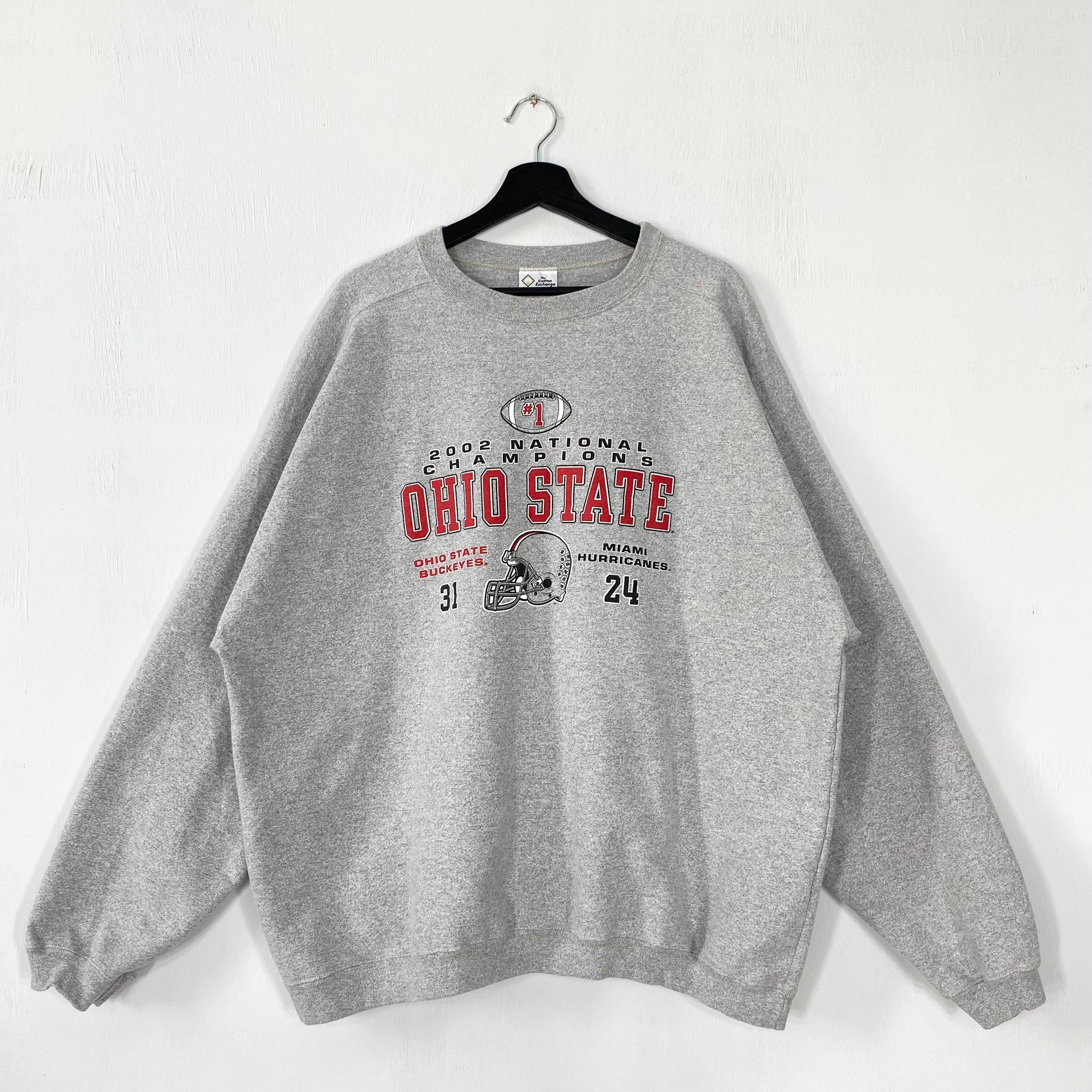 Vintage Ohio State University Sweatshirt Ohio State Crewneck Ohio State Sweater Pullover Ohio State Buckeyes Print Logo Grey XXXLarge Sweatshirt – Feel-Good Design · Top Pick For Any Outfit