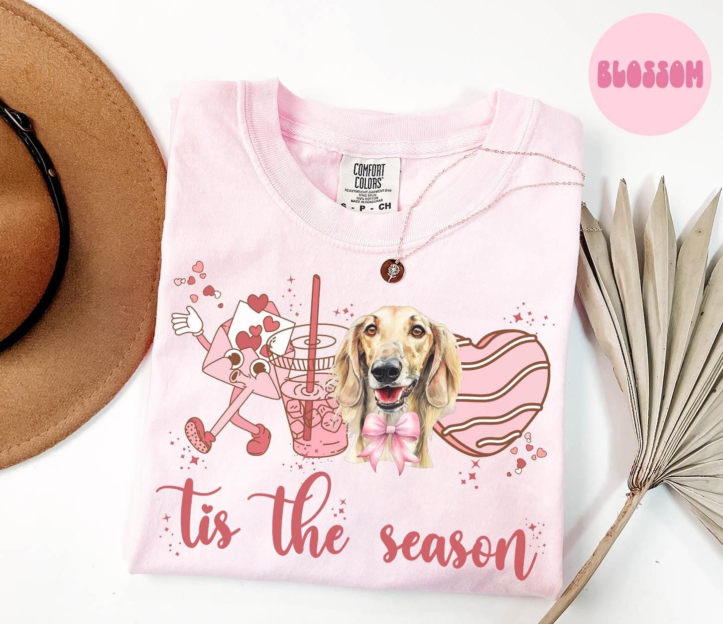 Saluki Dog Valentine39s Day Shirt Valentine Saluki Gifts Dog Mom T Shirt Tshirt Tee for Women Graphic Tee – Everyday Comfort · Great Gift For Fans