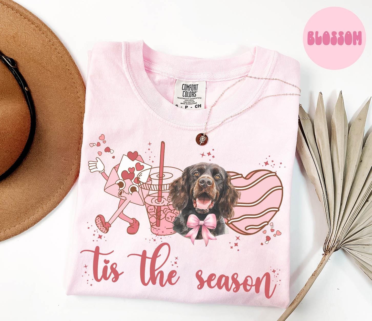 Boykin Spaniel Dog Valentine39s Day Shirt Valentine Boykin Spaniel Gifts Dog Mom T Shirt Tshirt Tee for Women Graphic Tee – Everyday Comfort · Perfect For Daily Wear