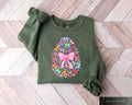 Easter Egg Coquette Sweatshirt Happy Easter T shirt Retro Easter Sweater Easter Egg Shirt Easter Coquette Gift He Is Risen Crewneck Sweatshirt – Premium Graphic · Great Gift For Fans