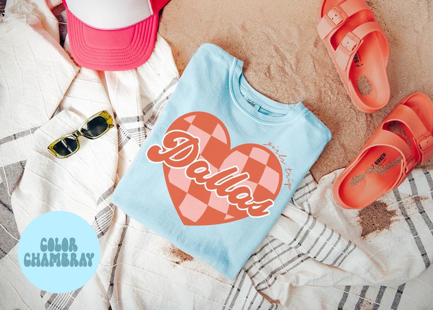 Dallas Texas Shirts Girls Trip Shirts Girls Trip Favors Friends Trip Group Vacation Tee Matching Tshirts Graphic Tee – Feel-Good Design · Perfect For Daily Wear