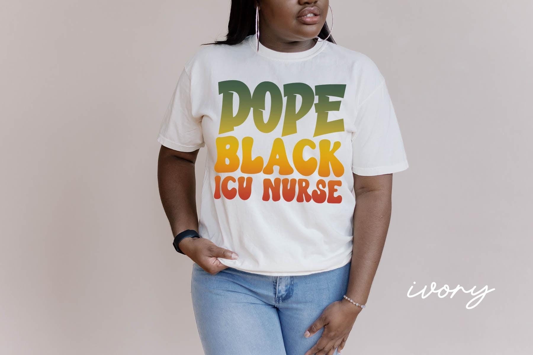 Dope Black ICU Nurse Shirt Melanated ICU Nurse Gifts Black History Month T Shirt Tshirt Tee for Black Women Graphic Tee – Cozy Vibes · Top Pick For Any Outfit