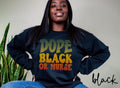 Dope Black OR Nurse Sweatshirt Melanated Operating Room Nurse Gifts Graduation Gifts Black History Crewneck Shirt Sweatshirt – Soft Feel · Great Gift For Fans