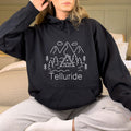 Telluride Colorado Hoodie Forest Mountain Unisex Telluride Sweatshirt Personalization Available Hoodie – Premium Graphic · Trending Graphic Apparel