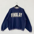 Vintage 90s University Findlay Sweatshirt University Findlay Crewneck Findlay Sweater Pullover Findlay Oilers Print Logo Blue Large Sweatshirt – Fan Favorite · Perfect For Daily Wear