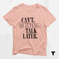 I Can39t Quilting Talk Later Funny Quilting Gift Quilter Humor Tee Quilting Quote Shirt Conversation Starter Crafting Apparel Graphic Tee – Premium Graphic · High-Quality Print