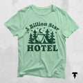 Five Billion Star Hotel Shirt Funny Camping Tee for Outdoor Lovers Camping Gift Hiking Apparel Nature Lover Shirt Graphic Tee – Premium Graphic · Must-Have Style