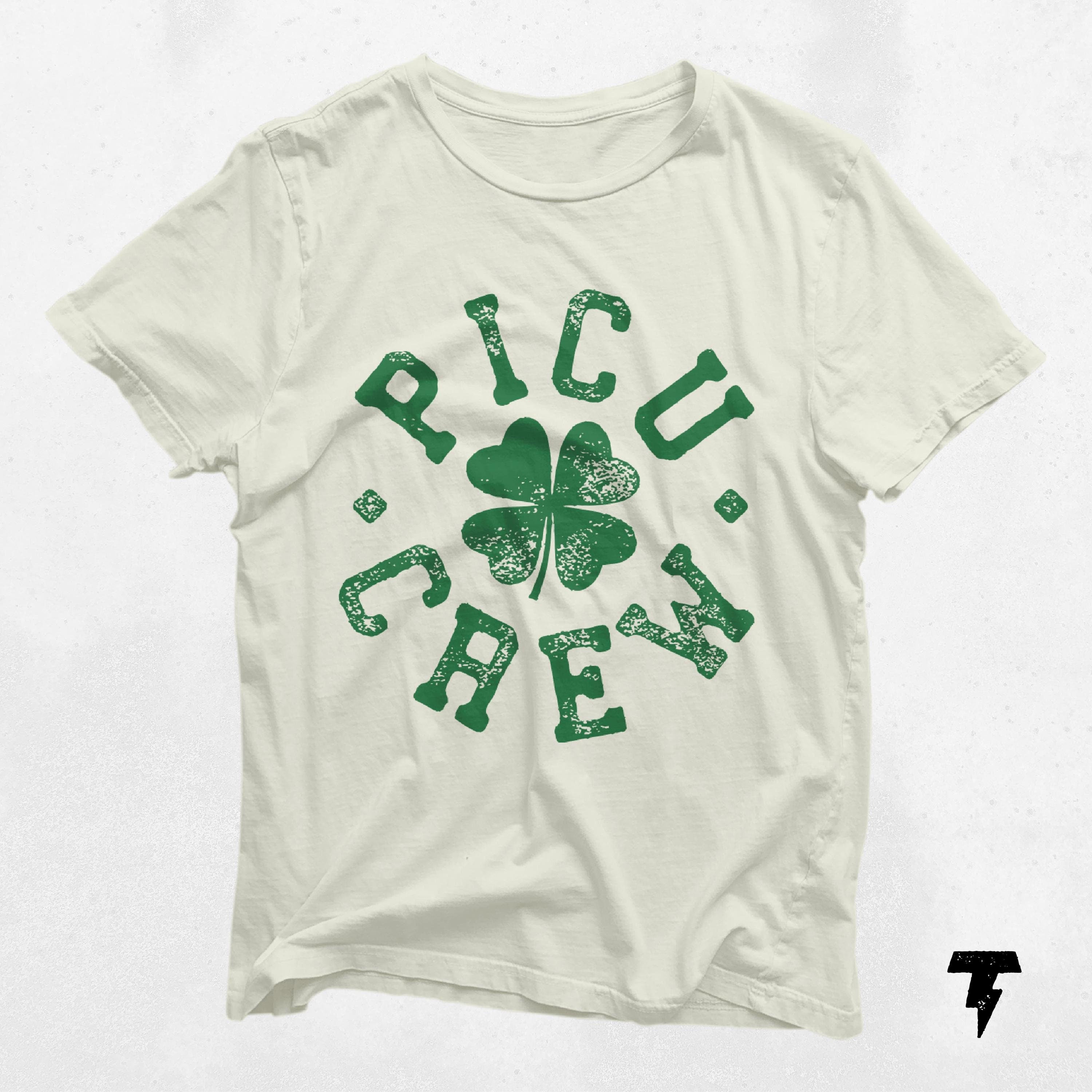 Picu Crew shirt Picu Crew t shirt Picu Saint Patricks Day Shirt St Patty Day Picu Crew shirt Picu Staff shirt Pediatric Icu Team shirt Graphic Tee – Soft Feel · Perfect For Daily Wear