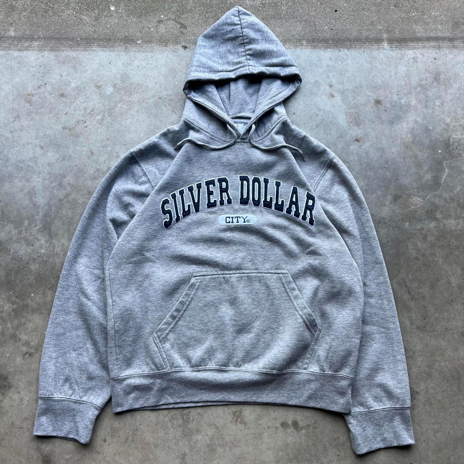 Vintage Y2K Silver Dollar City Grunge Skate Hoodie Hoodie – Everyday Comfort · Perfect For Daily Wear