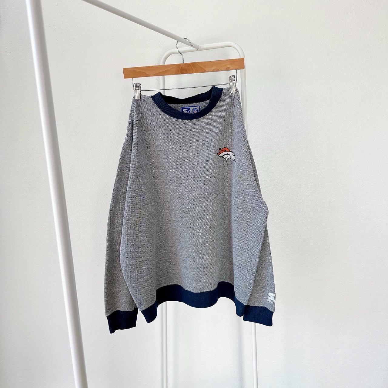 90s Denver Broncos NFL football starter gray sweatshirt M Sweatshirt – Feel-Good Design · Trending Graphic Apparel