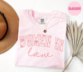 Women in Law Shirt Lawyer Gifts Graduation Gifts Pink Toile T Shirt Chinoiserie Tshirt Tee for Women Graphic Tee – Premium Graphic · High-Quality Print