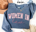 Women in Law Sweatshirt Lawyer Gifts Graduation Gifts Pink Toile Crewneck Chinoiserie Shirt for Women Sweatshirt – Cozy Vibes · High-Quality Print