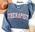 Therapist Sweatshirt Therapist Gifts Graduation Gifts Pink Toile Crewneck Chinoiserie Shirt for Women Sweatshirt – Bold Style · Top Pick For Any Outfit