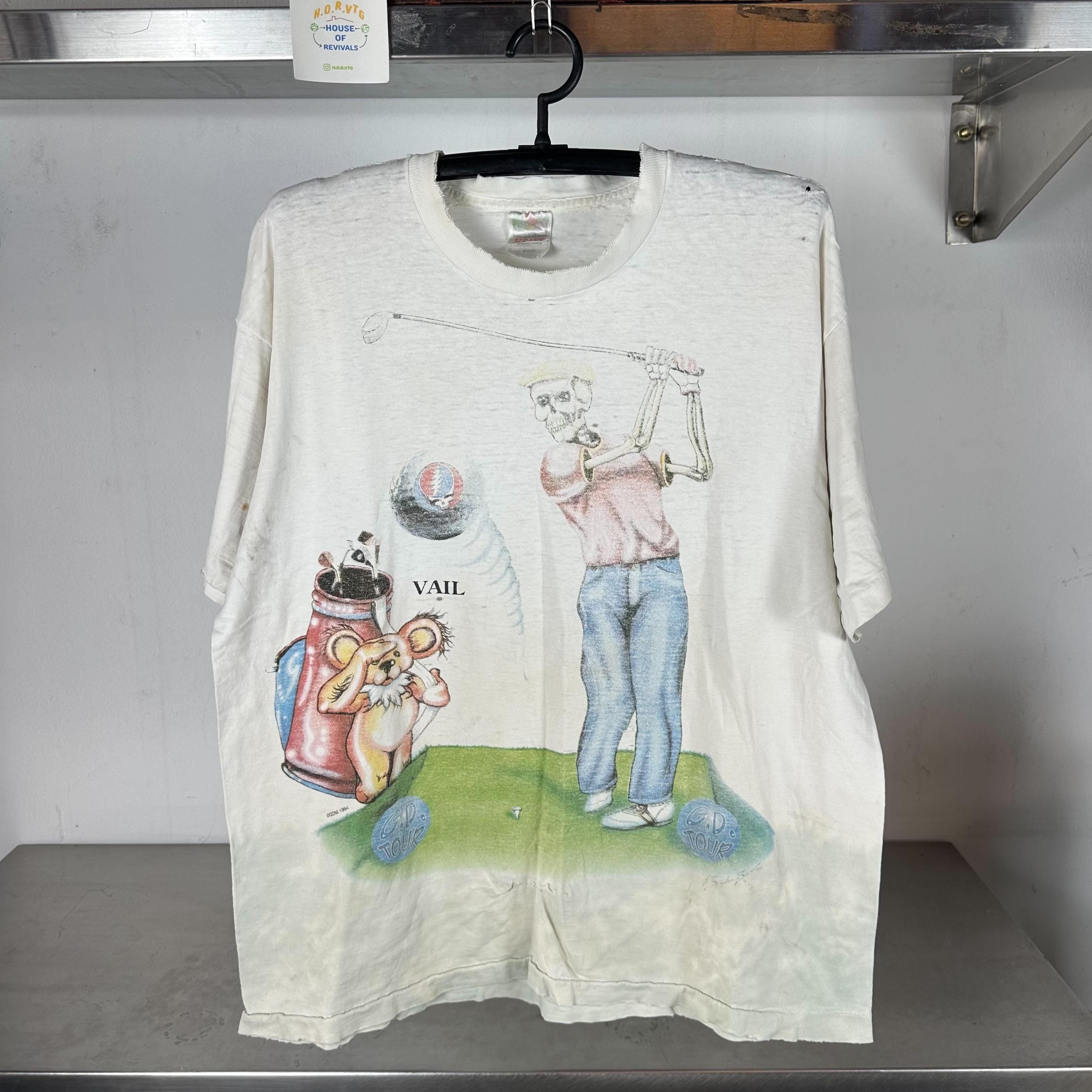 Vintage 1994 Grateful Dead Golf Tour XL Distressed single stitch T shirt Vintage Grateful Dead Vintage Band Tees Vintage Band Tshirt Graphic Tee – Premium Graphic · Top Pick For Any Outfit