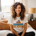 La Jolla California TShirt Retro Palm Tree Unisex La Jolla Shirt Personalization Available Graphic Tee – Easygoing Wear · Top Pick For Any Outfit