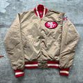 Vintage San Francisco 49ers NFL Satin Starter Jacket Graphic Tee – Feel-Good Design · Great Gift For Fans