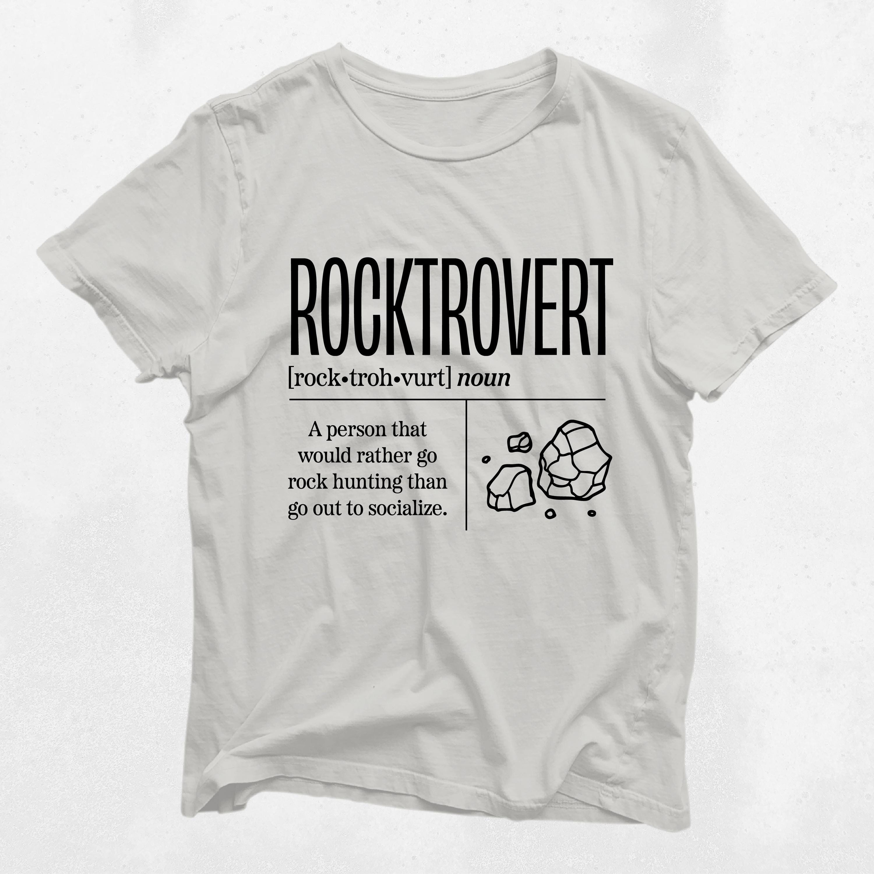 Rocktrovert Shirt Geology T Shirt Perfect Geology Gift for Students Professors Cool Geologist Apparel Graphic Tee – Feel-Good Design · High-Quality Print