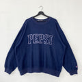 Vintage Pepsi Sweatshirt Pepsi Crewneck Pepsi Sweater Pullover Carbonated Soft Drink Pepsi Embroidered Logo Blue XXLarge Sweatshirt – Warm & Stylish · Great Gift For Fans