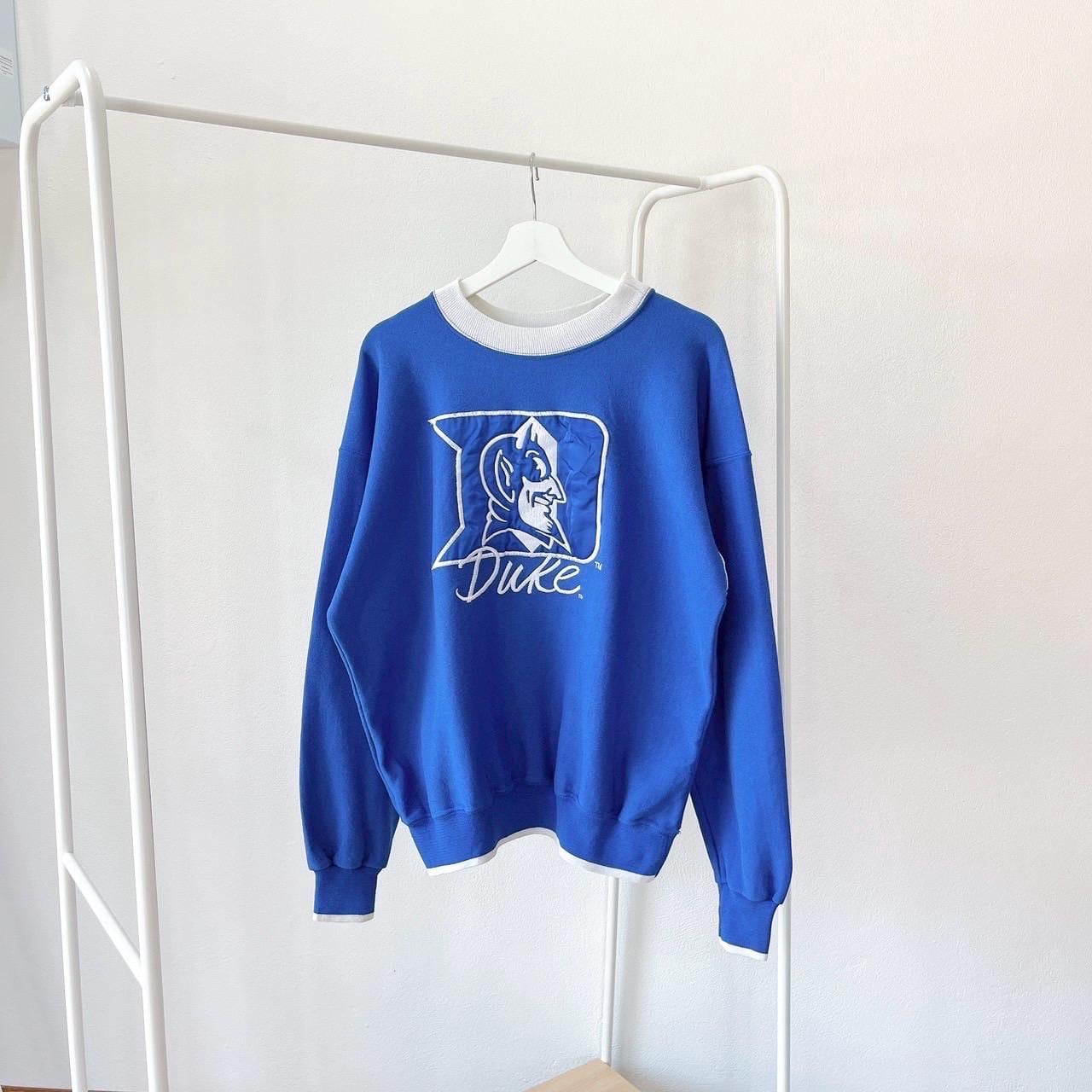 90s Duke University Blue Devils Tha game NCAA embroidered sweatshirt XL Sweatshirt – Cozy Vibes · Trending Graphic Apparel