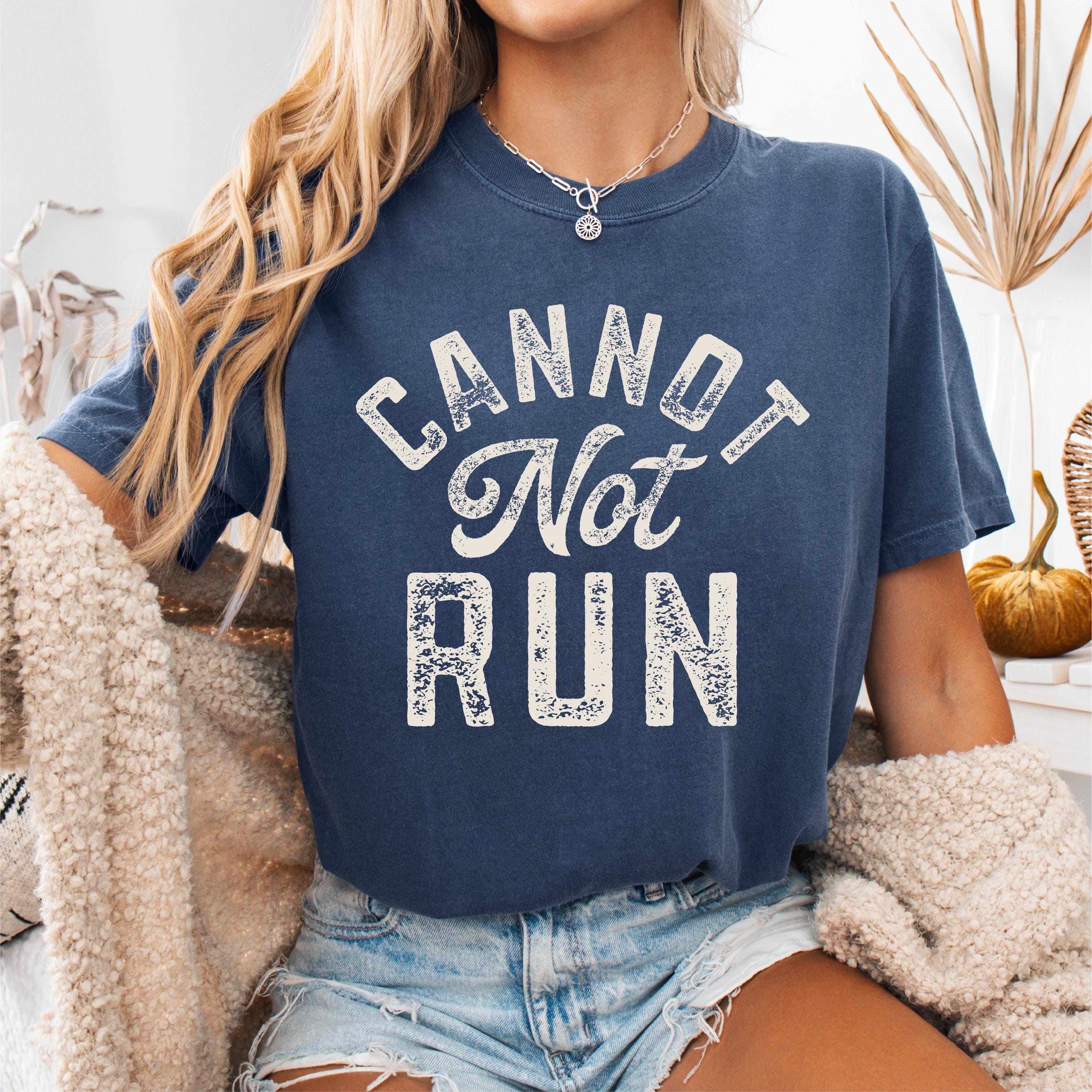Cannot Not Run Funny Shirt Life Happens Running Helps Shirt Marathon Runner Shirt Love Running Shirt Runner Gift Jogging Shirt Graphic Tee – Everyday Comfort · Must-Have Style