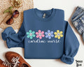 Cardiac Nurse Sweatshirt CVICU Sweater Cardiology Vascular Heart Nurse Floral Crewneck PCICU RN Spring Nursing Cardiac Nurse Gift Sweatshirt – Cozy Vibes · Top Pick For Any Outfit