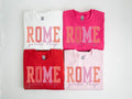 Rome Italy Sweatshirt Girls Trip Sweatshirt Vacation Matching Group Crewneck Shirt Long Sleeve Sweatshirt – Bold Style · Must-Have Style