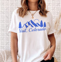 Vail Colorado TShirt Retro Mountain Unisex Vail Shirt Personalization Available Graphic Tee – Premium Graphic · Trending Graphic Apparel