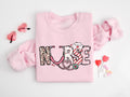 Nurse Valentine Gift Sweatshirt Nurse Valentines Day Sweatshirts Valentine Nurse Sweaters Pharmacist Diabetic Nurse Tee Women39s shirts Sweatshirt – Feel-Good Design · Must-Have Style