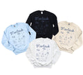 Montauk New York Sweatshirt Girls Trip Favors Friends Trip Sweatshirt Matching Gifts Group Crewneck Shirt Long Sleeve Sweatshirt – Warm & Stylish · Trending Graphic Apparel