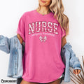 Emergency Department Nurse Shirt ER Nurse RN LPN Varsity Tee Cherry Blossom Bow Floral Emergency Room Gift Graphic Tee – Soft Feel · Perfect For Daily Wear