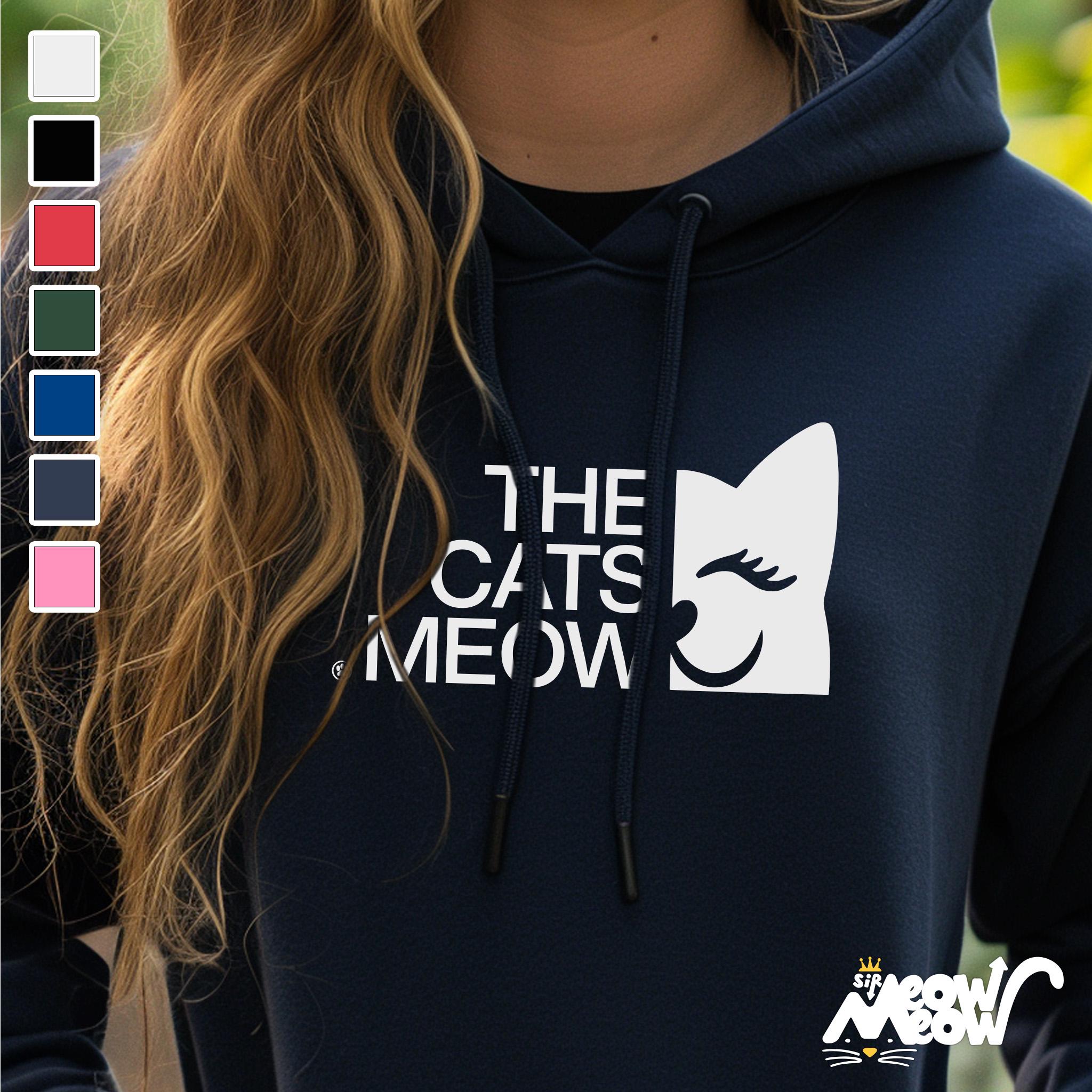 The Cats Meow Hoodie Comfy Unisex Hooded Sweatshirt Purrfect Gift for Cat Lovers Hoodie – Premium Graphic · Trending Graphic Apparel