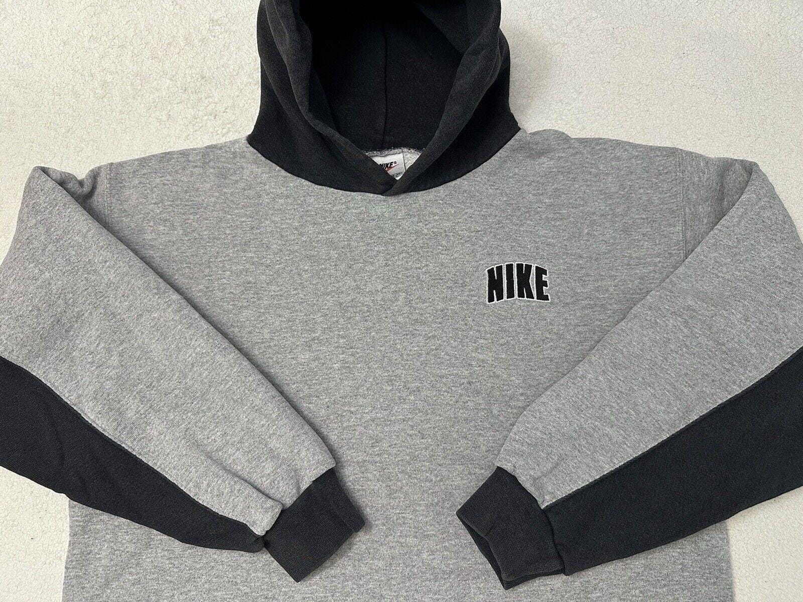 Vintage 1990s 90s Nike Swoosh Streetwear Made In USA Sweatshirt Hoodie XS S Hoodie – Aesthetic Look · Trending Graphic Apparel