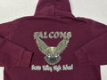 Vintage 1990s 90s Scotts Valley California High School Falcons Mascot Hoodie M L Hoodie – Premium Graphic · Must-Have Style