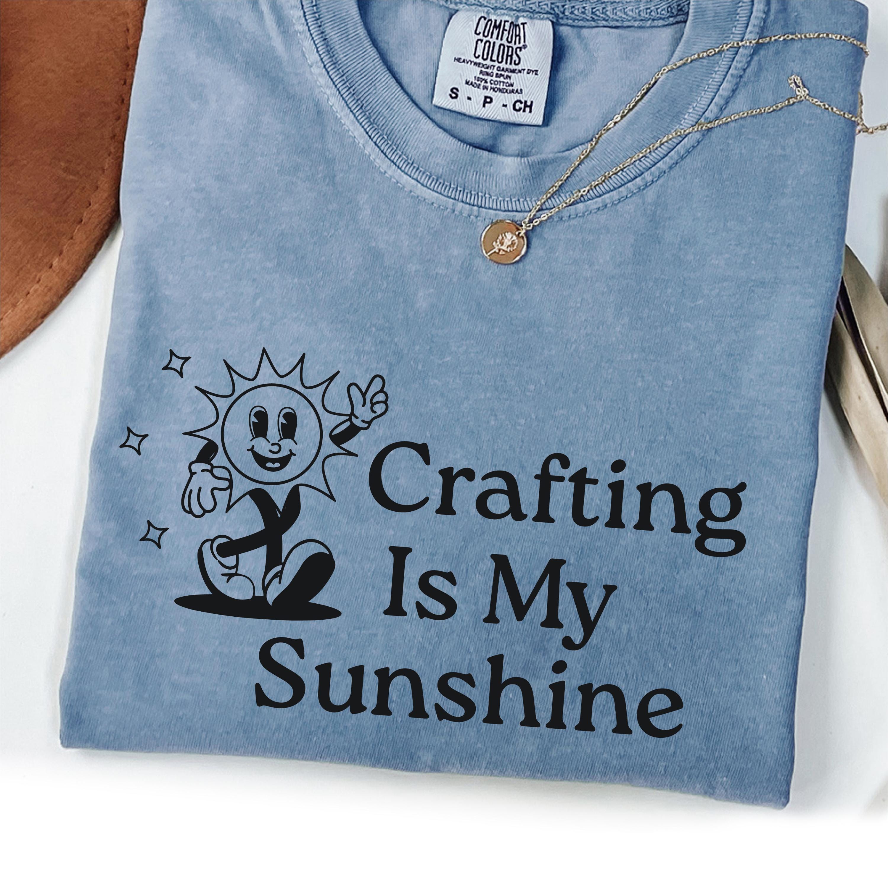 Crafting T Shirt Funny Craft Hobby Shirt Gift For Crafter Crafter Shirt Crafter Gift I Just Wanna Stay Home And Craft Tee Graphic Tee – Cozy Vibes · Must-Have Style