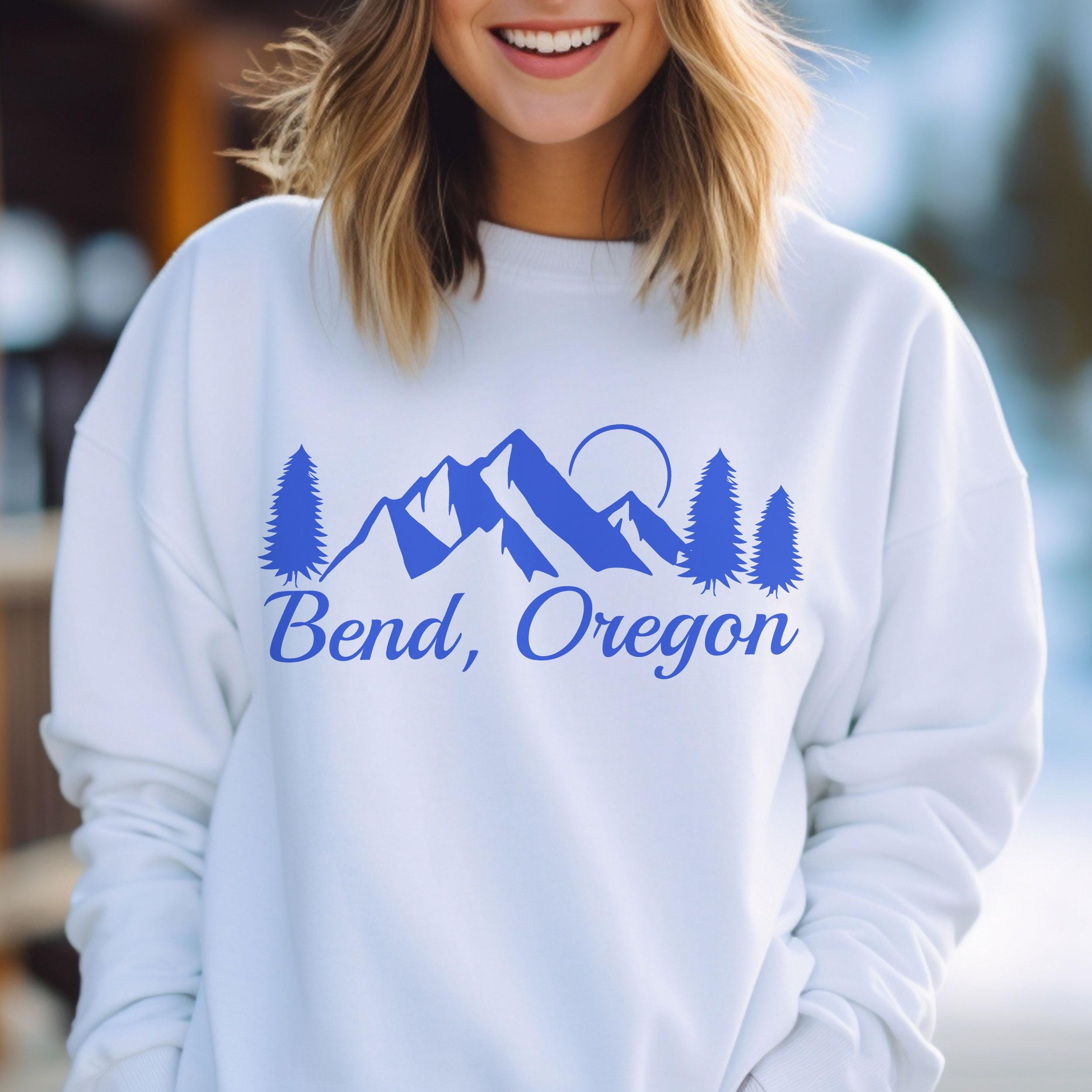 Bend Oregon Sweatshirt Unisex Mountain Bend Sweatshirt Personalization Available Sweatshirt – Fan Favorite · Great Gift For Fans