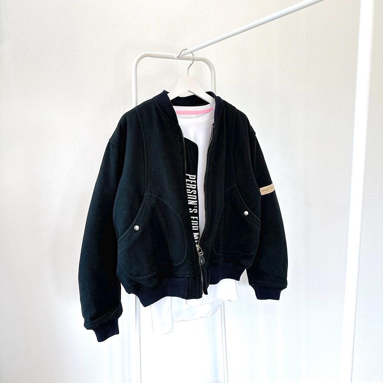 90s Persons For Men emboridered bomber jacket XL Graphic Tee – Easygoing Wear · Must-Have Style