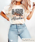 Christian Retro Comfort T shirt Be Strong Courageous Tiger Shirt Christian Women Religious Sweatshirt Inspirational Jesus Lover Gift Sweatshirt – Aesthetic Look · Trending Graphic Apparel
