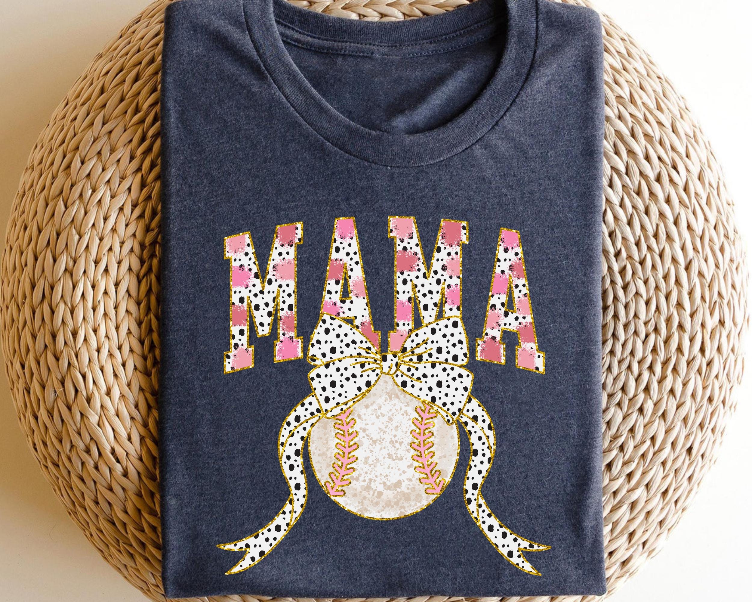 Baseball Mama Sweatshirt Coquette Baseball Shirt Game Day Tee Fall Baseball Shirt Bow Baseball Season Shirt Sweatshirt – Warm & Stylish · Top Pick For Any Outfit