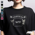 WTF The Element of Surprise T Shirt Funny Cat Science Tee Perfect Gift for Geeks and Cat Lovers STEM Student Unisex Shirt Graphic Tee – Easygoing Wear · High-Quality Print