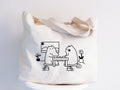 Cat Tote Bag Cats with Coffee Cats With Plants Funny Cat Lover Gift Funny Cat Tote Bag Animal lover Gift Coffee Date Tote Bag Tote Bag – Premium Graphic · Perfect For Daily Wear