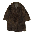 Vintage Womens Dark Brown Real Fur Coat High End Luxury Overcoat VTG Graphic Tee – Warm & Stylish · Perfect For Daily Wear