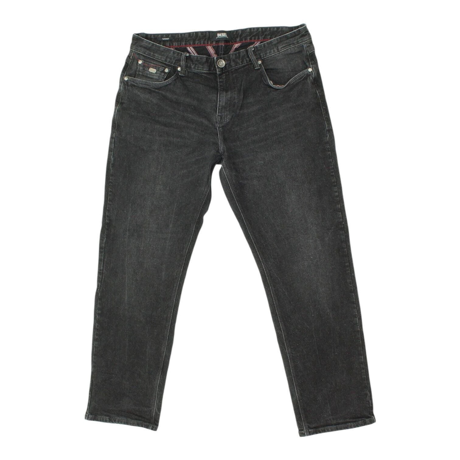 Diesel Mens Black Tapered Jeans Vintage High End Luxury Designer Denim VTG Graphic Tee – Soft Feel · Must-Have Style