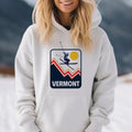 Vermont Hoodie Snow Ski Jump Unisex Vermont Hoodie Sweatshirt Personalization Available Hoodie – Feel-Good Design · Perfect For Daily Wear
